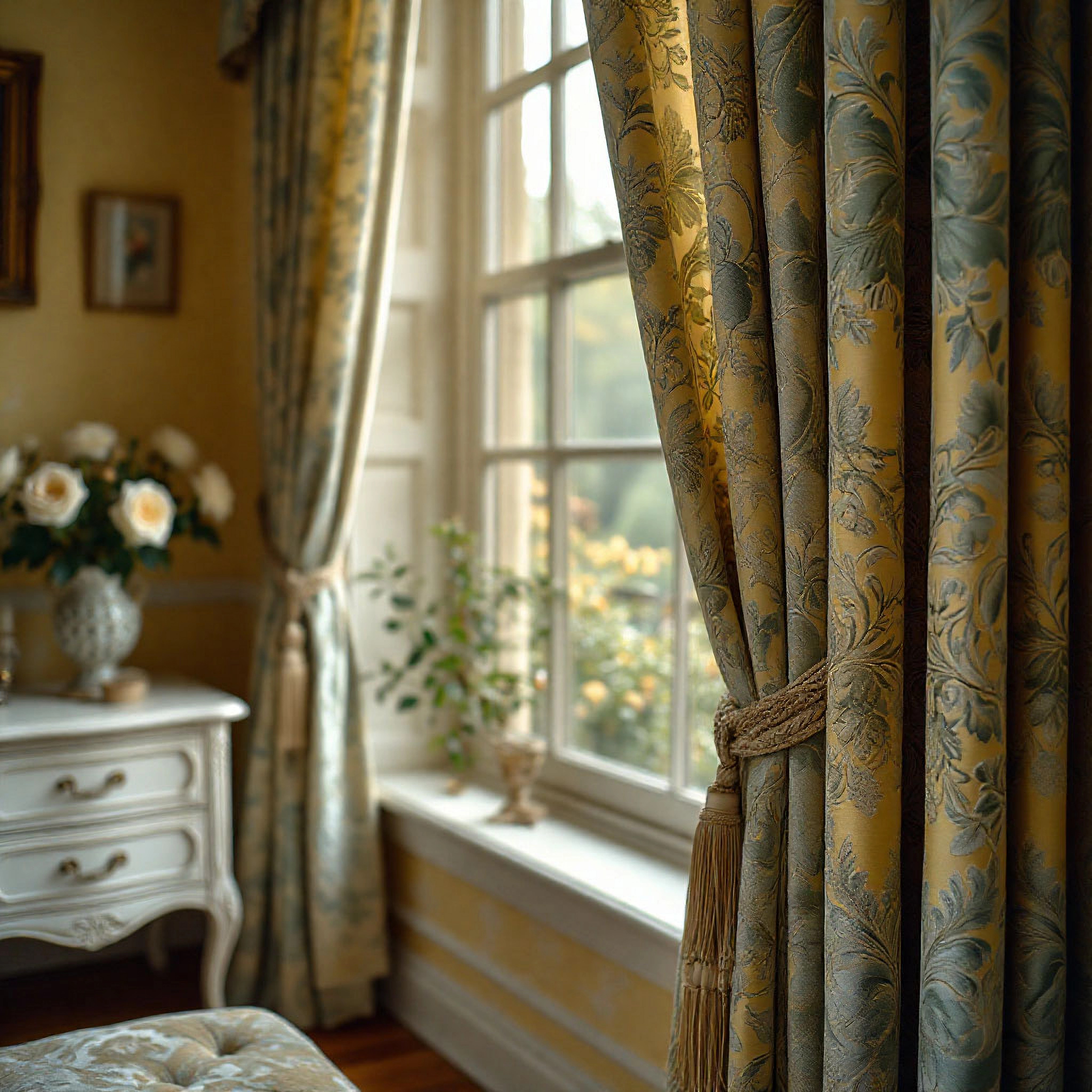 Шторы из натуральных тканей